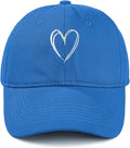 American Trends Womens Baseball Caps Cute Heart Dad Hat, Adjustable Cotton Unisex Cap for Workout, Golf & Everyday Wear