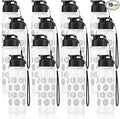 Olgaa 16 Pcs Volleyball Water Bottle Bulk 20 oz Volleyball Reusable Water Drink Bottles Sports Volleyball Accessories for Party Favor Players Lovers Team Gifts (Volleyball)