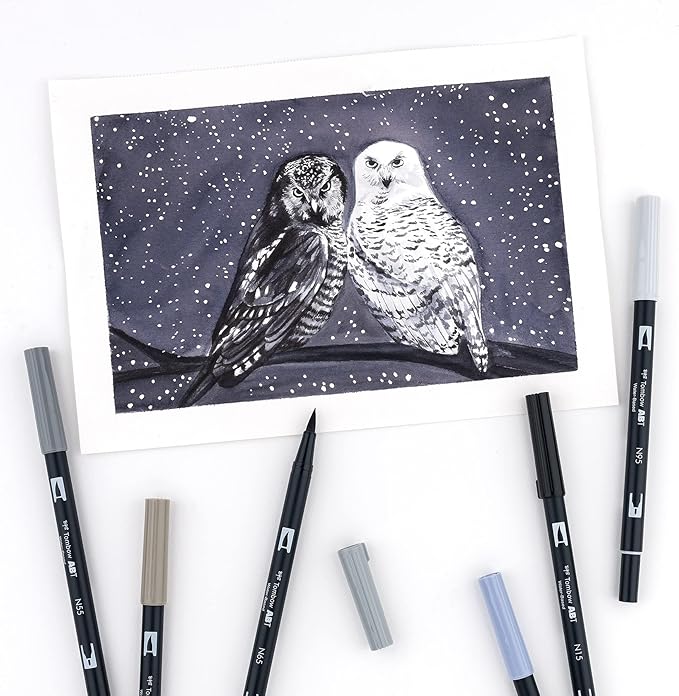 Tombow 56171 Dual Brush Pen Art Markers, Brush and Fine Tip Markers - Image 7