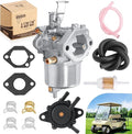 10L0L Golf Cart Carburetor Kit Compatible with Club Car DS, Precedent, Turf, Carryall & Kawasaki FE290 Engine, OEM# 101805601 101905601 17561 1016438 1016439 1016440 1016441 1016478