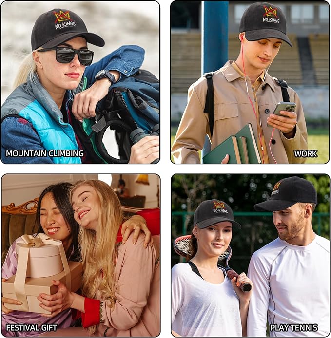 American Flag Patriotic Baseball Cap | Embroidered USA Flag 100% Cotton Adjustable Hat for Men & Women