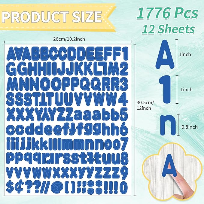 Alphabet Stickers, Bulletin Boards & Home Decor - Image 2