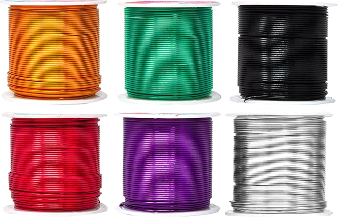 Mandala Crafts 20 Gauge Anodized Aluminum Craft Wire by MandalaCrafts