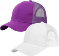 Falari Trucker Hat Baseball Cap Structured Plain Design 6 Panel, Adjustable Size