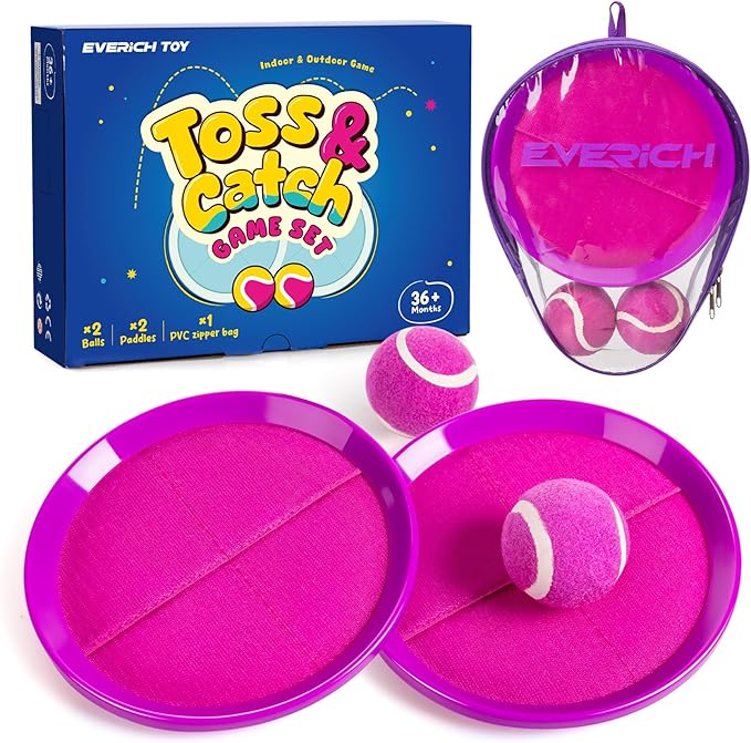 EVERICH Upgraded Toss and Catch Ball Game Set by EVERICHTOY