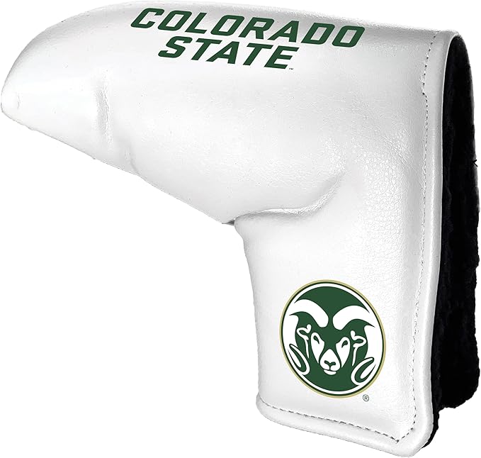 Team Golf NCAA Tour Blade Putter Cover (White), Fits Most Blade Putters, Scotty Cameron, Taylormade, Odyssey, Titleist, Ping, Callaway