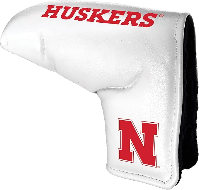 Team Golf NCAA Tour Blade Putter Cover (White), Fits Most Blade Putters, Scotty Cameron, Taylormade, Odyssey, Titleist, Ping, Callaway