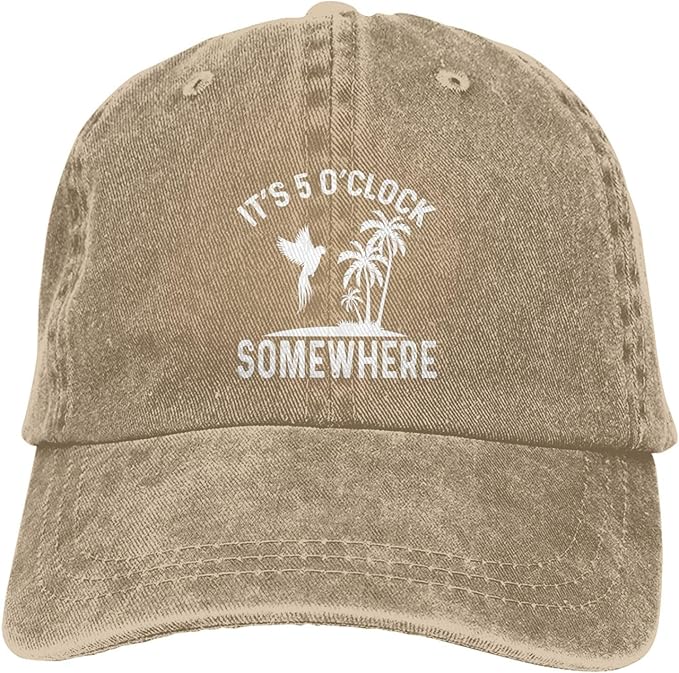 Philysonic 5 Oclock Somewhere Hat It is 5 Oclock Somewhere Hat Women Baseball Hat Cool Hats