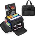 DSLEAF Small Golf Trunk Organizer Bag for Men & Women, Golf Car Locker with Bottom Shoe Space for A Pair of Shoes, Multiple Pockets for Balls, Tees, Cap, Gloves and Towels