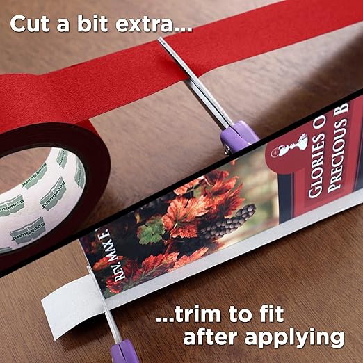 BookGuard 1-1/2 Inch Vinyl-Coated Cotton Cloth Bookbinding Repair Tape - Image 5