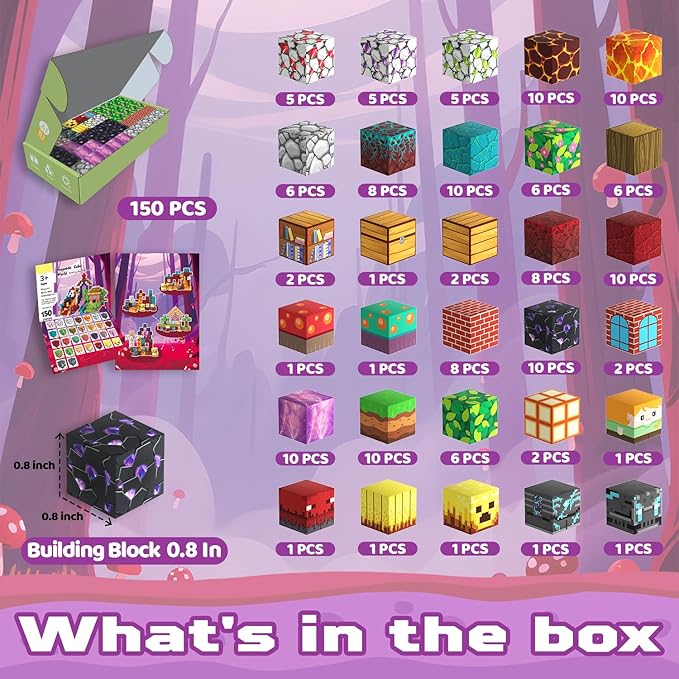150 PCS Magnetic Building Blocks Toys - Image 2