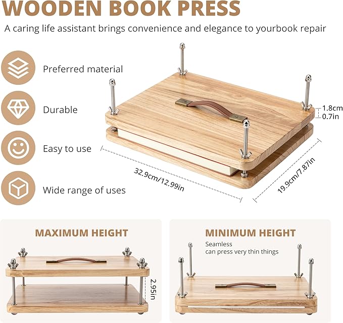 50 Pcs Book Binding Kits, with Bone Folder, Needles - Image 8