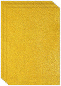 PATIKIL 2mm Thick Non Adhesive Glitter Foam Sheet 16x24inch Yellow, EVA Shiny by PATIKIL