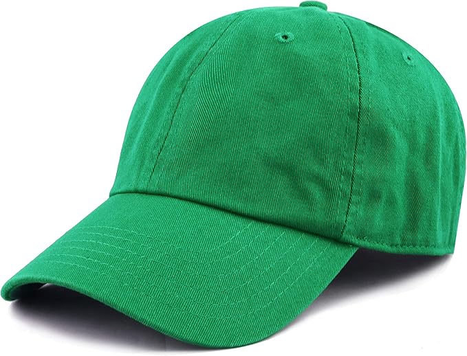 Cotton Baseball Cap Dad Hat – Washed Low Profile Adjustable Hat for Men Women Casual Outdoor Running Golf