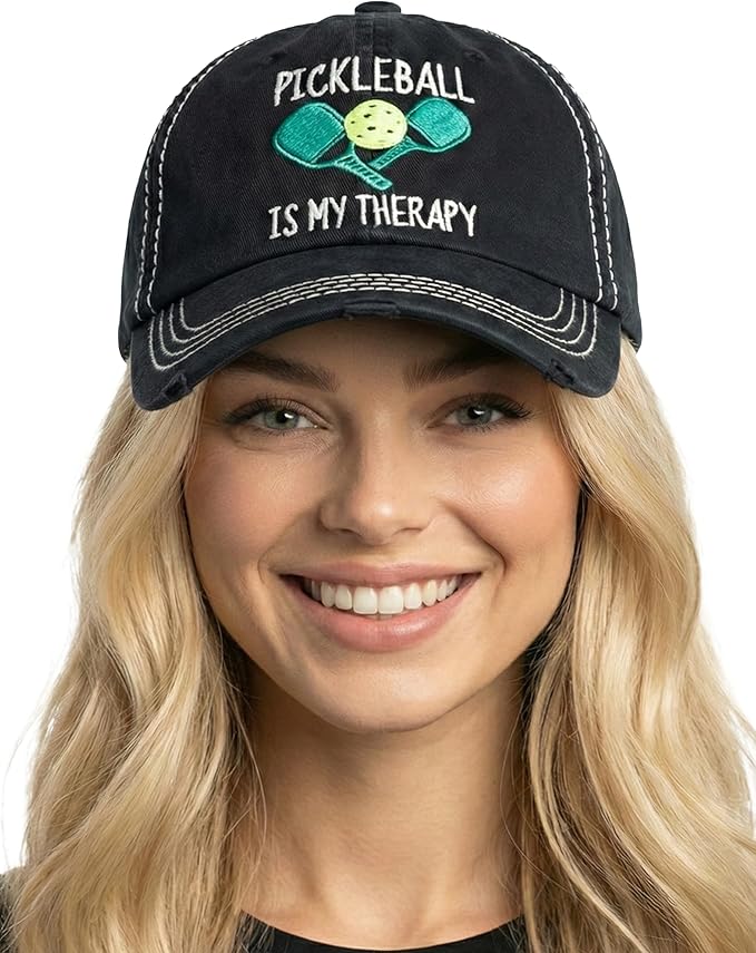 Funky Junque Distressed Vintage Baseball Cap - Embroidered Patch Women's Hat - Holiday, Lifestyle & Patriotic Designs