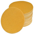 6-Inch No-Hole Hook and Loop Sanding Discs 120-Grit, Random Orbital Sandpaper by Aiyard