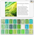 Mini Glitter Watercolor Paint Set by CraftyManor