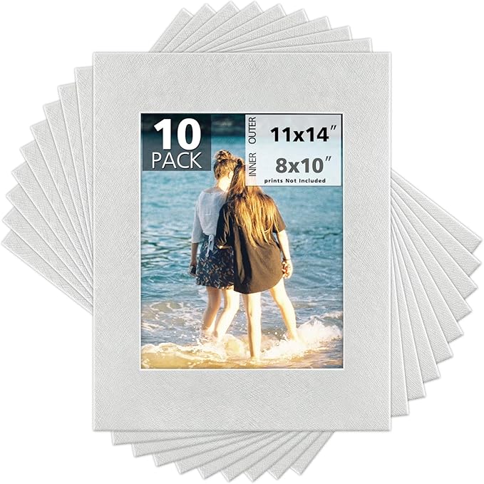 Mat Board Center, 11x14 Silver Color Mats by MatBoardCenter