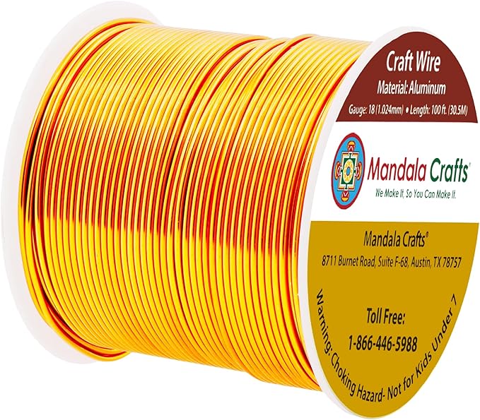 Mandala Crafts 18 Gauge Anodized Aluminum Craft Wire - Image 2