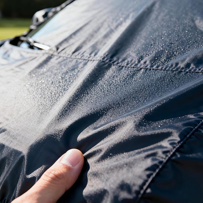 Golf Cart Cover 2/4/6 Passenger, All-Weather Protection Golf Cart Rain Covers, UV Resistant with Windproof Buckle Golf Cart Accessories (Fits for Club Car, for EZGO, for Yamaha)