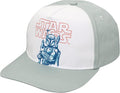 Star Wars Classic Embroidered Logo Flatbrim Baseball Cap Hat, Boys Youth