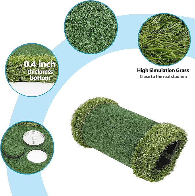 HSM Floating Golf Green - Chipping Green, Fun Pool Golf Game, Outdoor Putting Mats Training Accessories