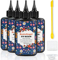 400g UV Resin kit, Crystal Clear Hard, Premixed UV Epoxica Resina Fast Curing by ResinAngel