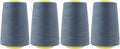Mandala Crafts 4 Pack of Serger Threads Cones Spools by MandalaCrafts