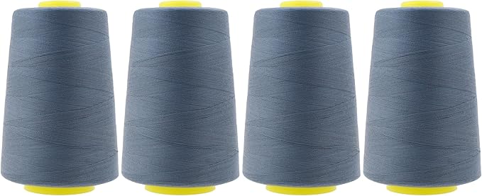 Mandala Crafts 4 Pack of Serger Threads Cones Spools by MandalaCrafts
