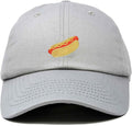 DALIX Hot Dog Hat Embroidered Mens Womens Baseball Cap