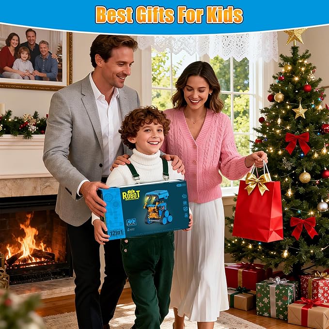 AESGOGO 12 in 1 STEM Solar Power Robots Toys - Image 3