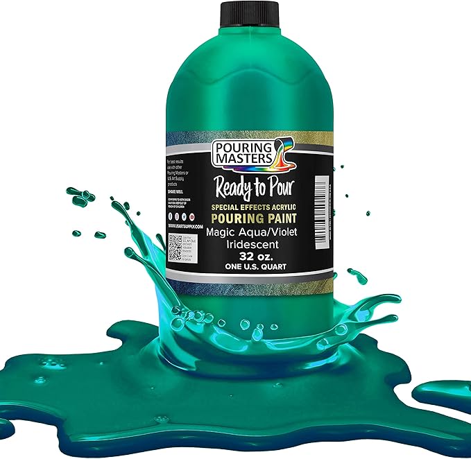 Pouring Masters Magic Aqua/Violet Iridescent Special Effectsr Acrylic Pouring by USArtSupply