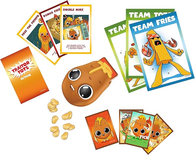 Hasbro Gaming Traitor Tots Card Game | Explosive Potato Party Card Game - Image 2
