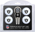 Team Golf NFL Regulation Size Golf Balls (4 Count) & Divot Tool with Removable Double-Sided Magnetic Marker