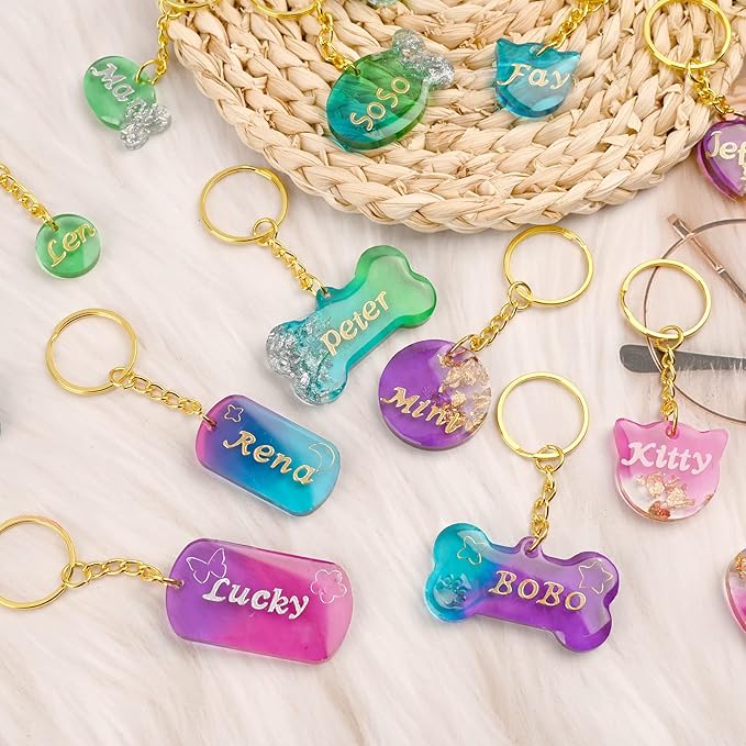 Actvty Pet Tag Resin Mold Silicone, Dog Tag Molds - Image 3