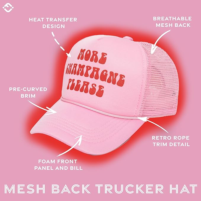 Funky Junque Premium Mesh Snapback Trucker Hat - Stylish Comfort for All - Patriotic, Humor & More