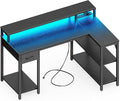 SUPERJARE Reversible L Shaped Gaming Desk by SUPERJARE