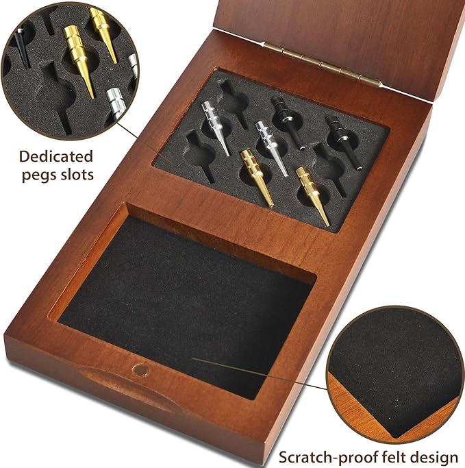 Foldable Wooden Cribbage Board Game Set, Portable Travel 3 Track Cribbage Board - Image 4