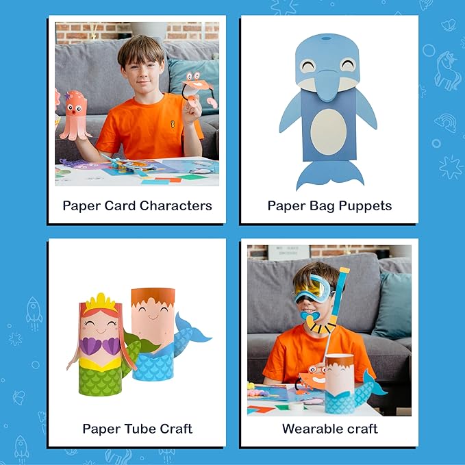 Craftikit® 20 Award-Winning Under The Sea Toddler Arts and Crafts - Image 5