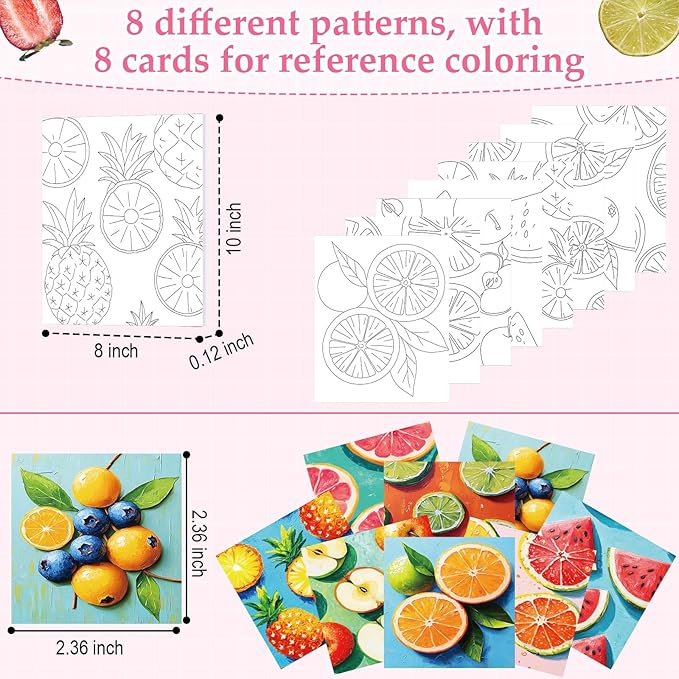Cholemy 36 Pcs Paint and Sip Kit - Image 4