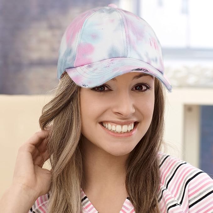 C.C Ponycap Messy High Bun Ponytail Adjustable Glitter Mesh Trucker Baseball Cap