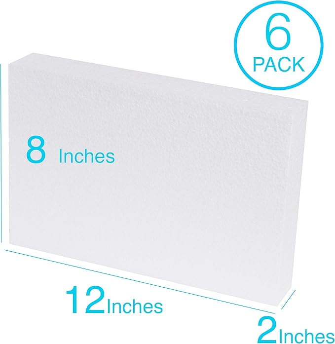 Silverlake 8x12x2 Craft Foam for Styrofoam Block Projects - Image 3