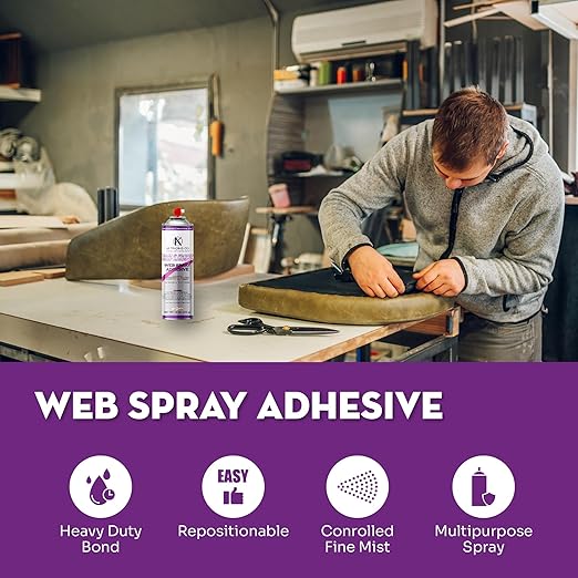 AK Trading Professional Quality General Multipurpose Spray Adhesive, 6-Ounce - Image 2
