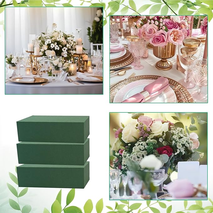 TANEMUDO 36 Packs Floral Foam Blocks Wet & Dry - Image 7