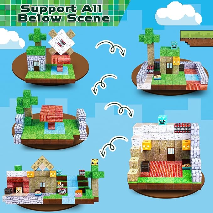 150PCS Magnetic Blocks - Image 3