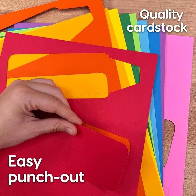 60 Pieces Crayon Cutouts for Kids Crafts, Bright Paper Crayon Shapes for - Image 5