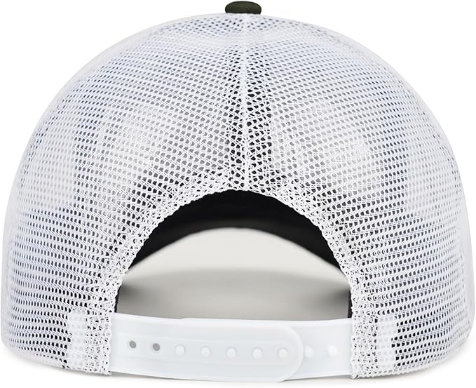 American Flag Trucker Hat - Snapback Hats for Men Women Baseball Cap - Breathable Mesh & Adjustable Fit for Casual Wear