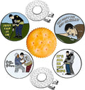 Cracker Golf Ball Marker, Premium Golf Accessories & Funny Golf Gifts for Men Women Golfers