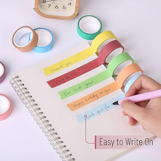 Mr. Pen- Washi Tape Set, 10 Pack, Decorative Tape, Washi Tapes, Colored Tape - Image 3