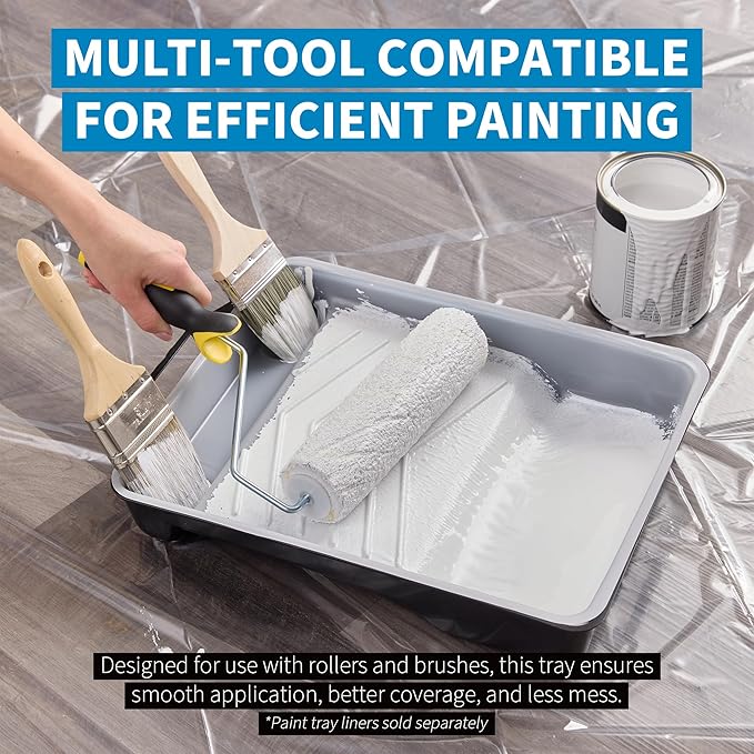 Precision Defined Paint Trays, Paint Roller Trays Liner, Plastic Paint Pan - Image 7